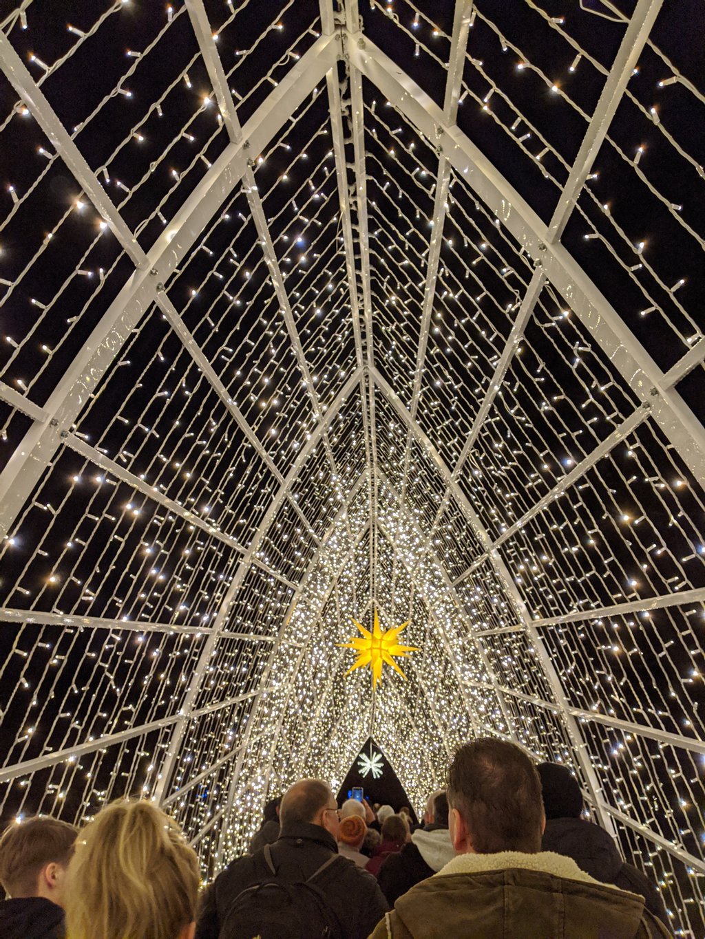 Starlights above heads