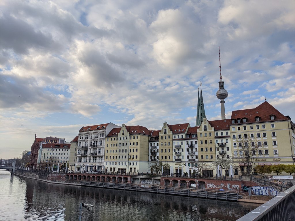 Fernsehturm from Nikolaiviertel