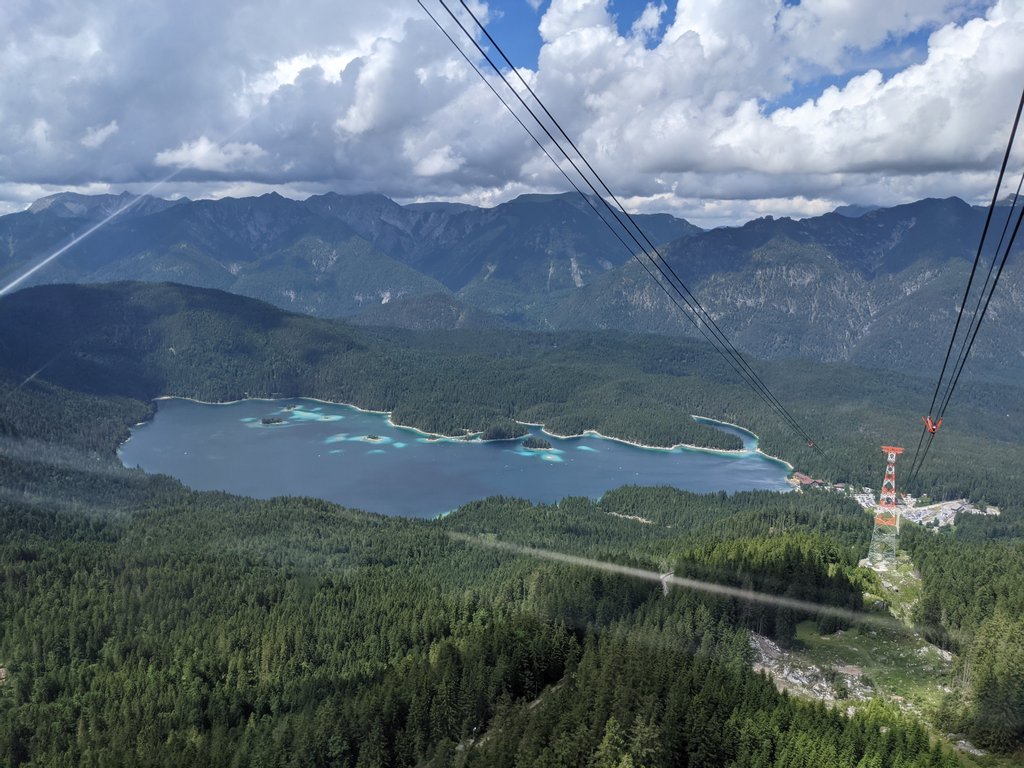 Koenigsee from Zugspitze